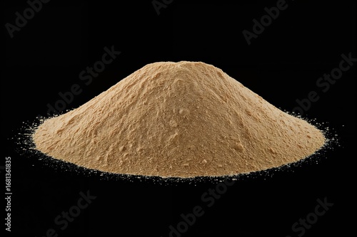 Heap of desert sand isolate...