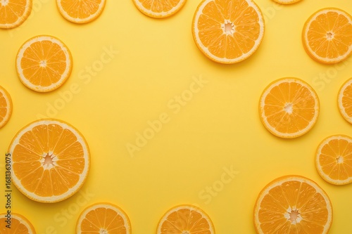 Fresh orange slice arrangem...
