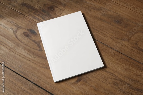 Empty brochure cover placed...