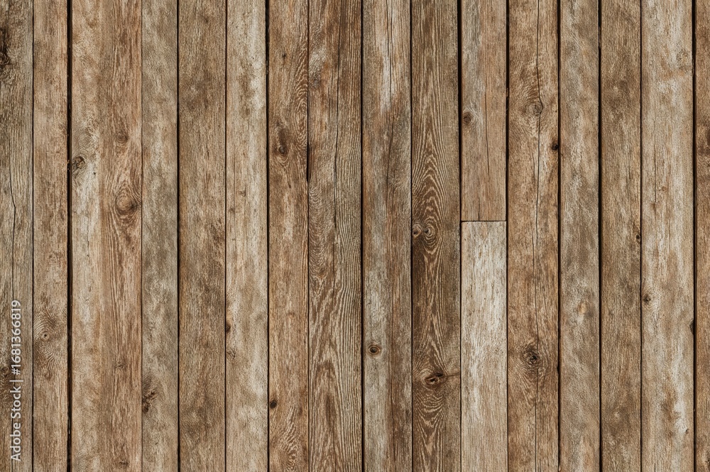 Fototapeta premium Rustic wooden plank surface, ideal for backdrop, texture, wallpaper