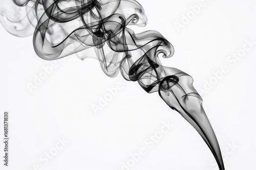 Dark smoke billows and swir...