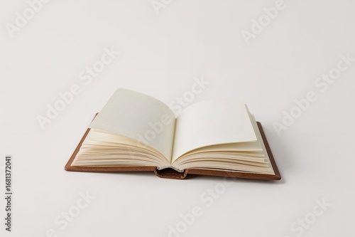 Laptop shown on a plain whi...