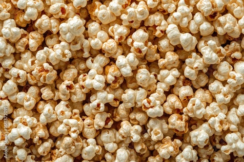 Sweet caramel-coated popcor...