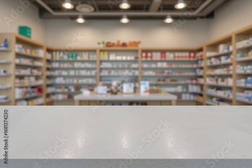 Blurred interior of a moder...