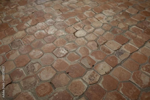 Installing a brick pavement