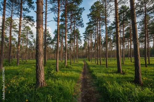 Forest in the North During ...