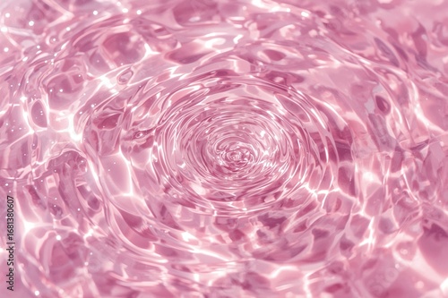 Abstract pink water waves with natural ripple and bubble textures, gel soap background image