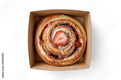 Top View of a Cinnamon Roll...