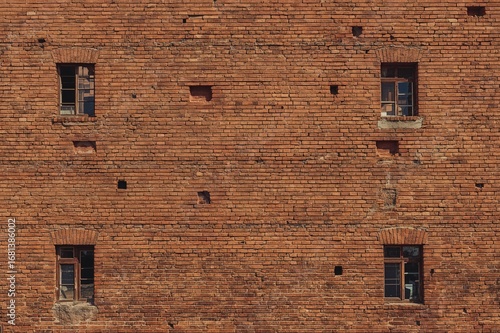 Aged Brick Wall Featuring W...