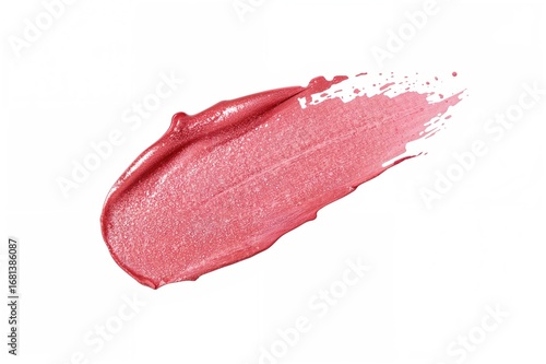 Texture of pink gold lip gl...