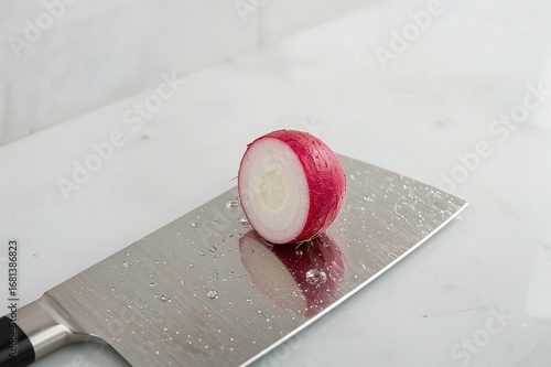 Section of a Juicy Radish R...