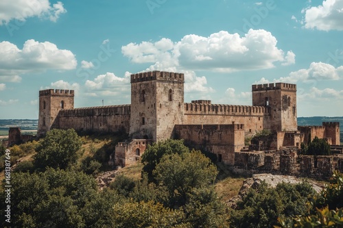 Ancient stronghold in a tim...