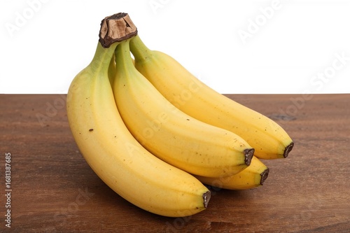 A bunch of ripe yellow bana...