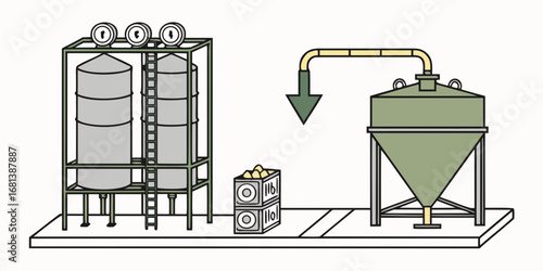 Industrial Storage and Processing Systems for Bulk Materials Manufacturing