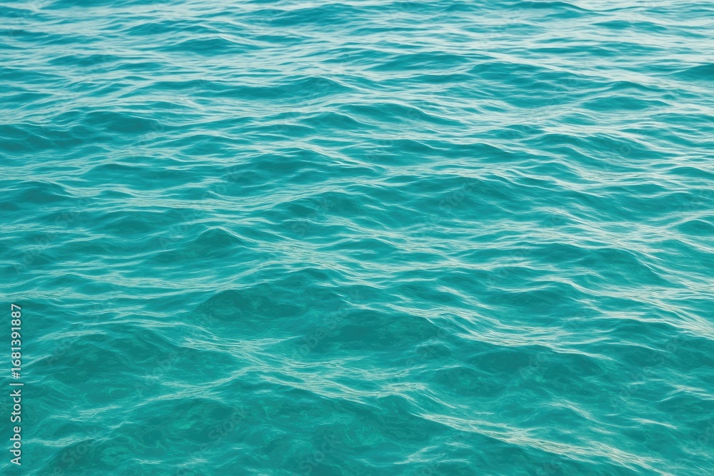 Obraz premium Serene water surface with undulating waves as a backdrop