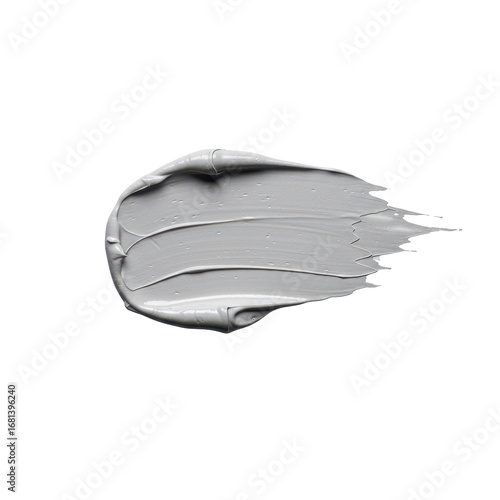 Gray paint smear brush stroke texture
