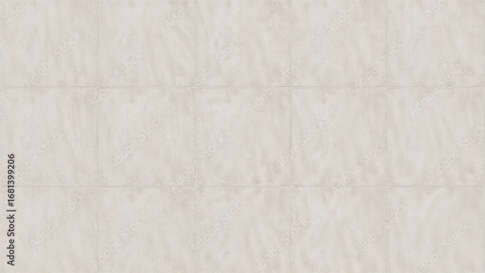 Obraz premium Exterior white cement tiles with patterned design and continuous background