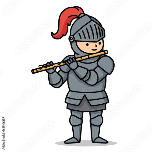 Knight Plays Flute
