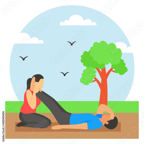 Person collapsed Due to sudden dizziness getting support concept, rescuer helping to recover from Fainting vector design, first aid people scene,Medical emergency footage,Saving Lives service stock