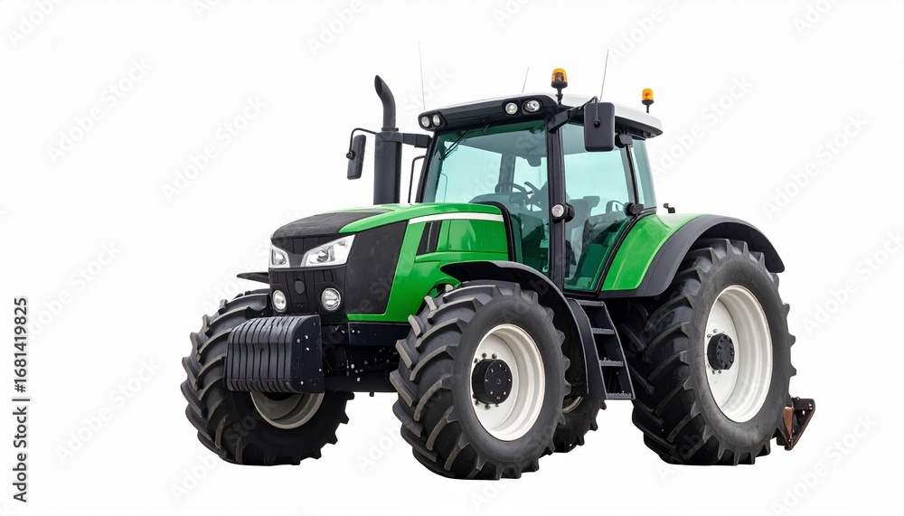 Obraz premium Tractor- A powerful vehicle used for various farm tasks, including plowing, tilling, 