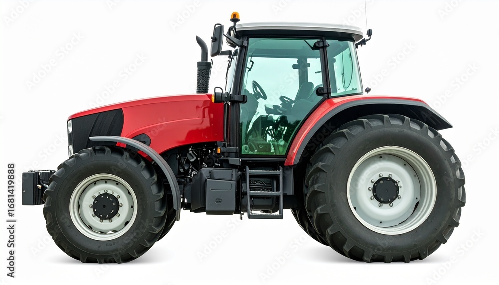 Obraz premium Tractor- A powerful vehicle used for various farm tasks, including plowing, tilling, 