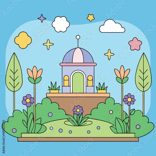 vector illustration of a house