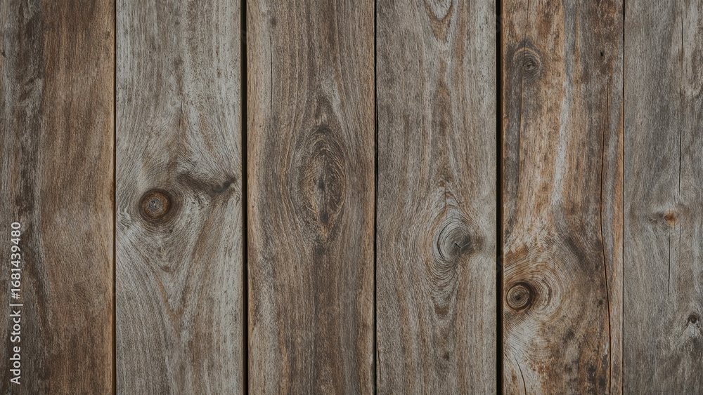 Naklejka premium Aged wood surface featuring vertical grain patterns
