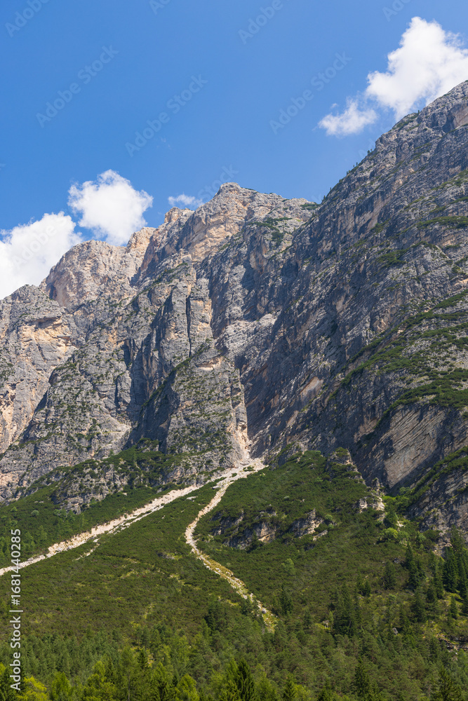 Naklejka premium Hiking Cortina d'Ampezzo - Italy