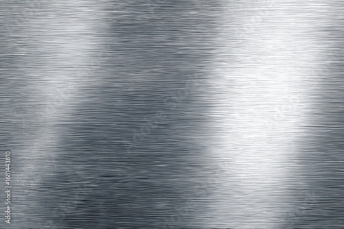 Polished steel plate with a fine horizontal grain texture and glossy light reflections.