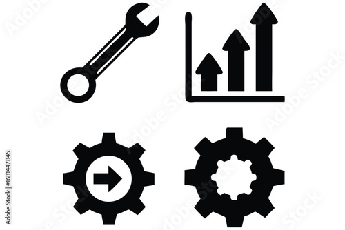 Modern UI Settings Button Icon