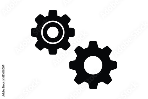 Minimalist Settings Gear Symbol