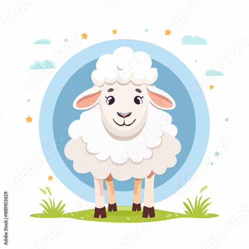 Niedliches Schaf