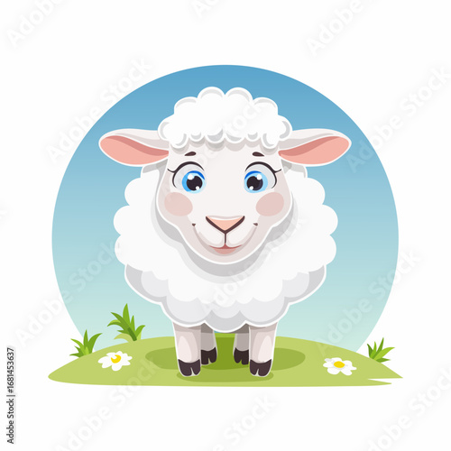 Niedliches Schaf