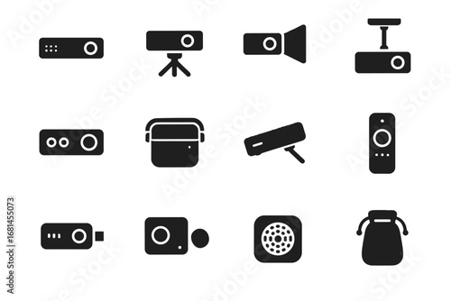 Pouch projector lightweight attachment nano vector projection icon portable tripod cover