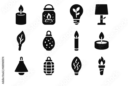 Fiber eco glowing compostable natural organic icon vector glow hemp light