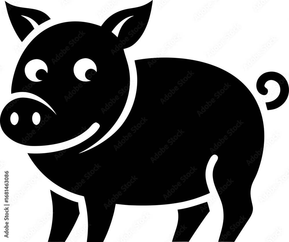 Fototapeta premium pig icon