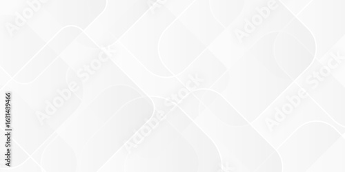 Abstract gradient white, gray overlap triangle geometric technology pattern. minimal rectangle randomly arranged white lines transparent background. luxury web overlapping presentation design.	