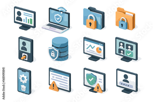 Interface company tools vpn cyber tool digital icon control corporate function vector