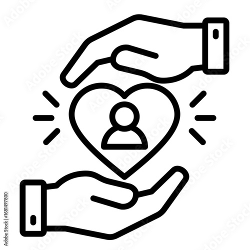 Social Responsibility  Icon Set Multiple Style Collection