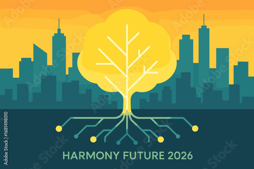 Innovative urban growth: technology and nature in harmony