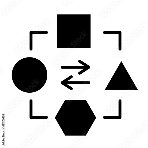 Transform  Icon Set Multiple Style Collection