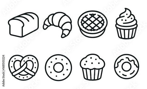 Space exploration icons: rocket, planet, star, astronaut, satellite, asteroid, telescope, galaxy