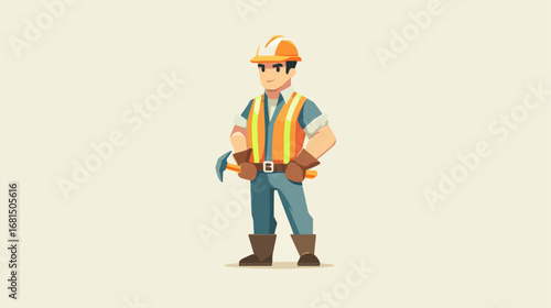 Construction worker illustration