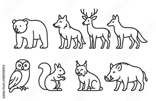Marine animal outlines on gray: dolphin, fish, seahorse, crab, jellyfish, starfish, octopus, turtle, whale