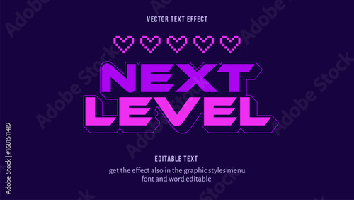 Gaming Style Editable Text Effect
