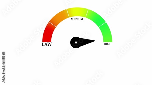 Car speedometer. High speed on a car speedometer. The speedometer of a modern car shows a  high Speed meter illustration.