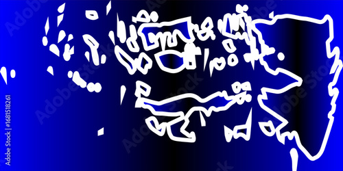 Digital image of multiple changing numbers and alphabets floating against on black background. school and education conceptnd with noise waves. Hacked computer and technical problem. 3D rendering.