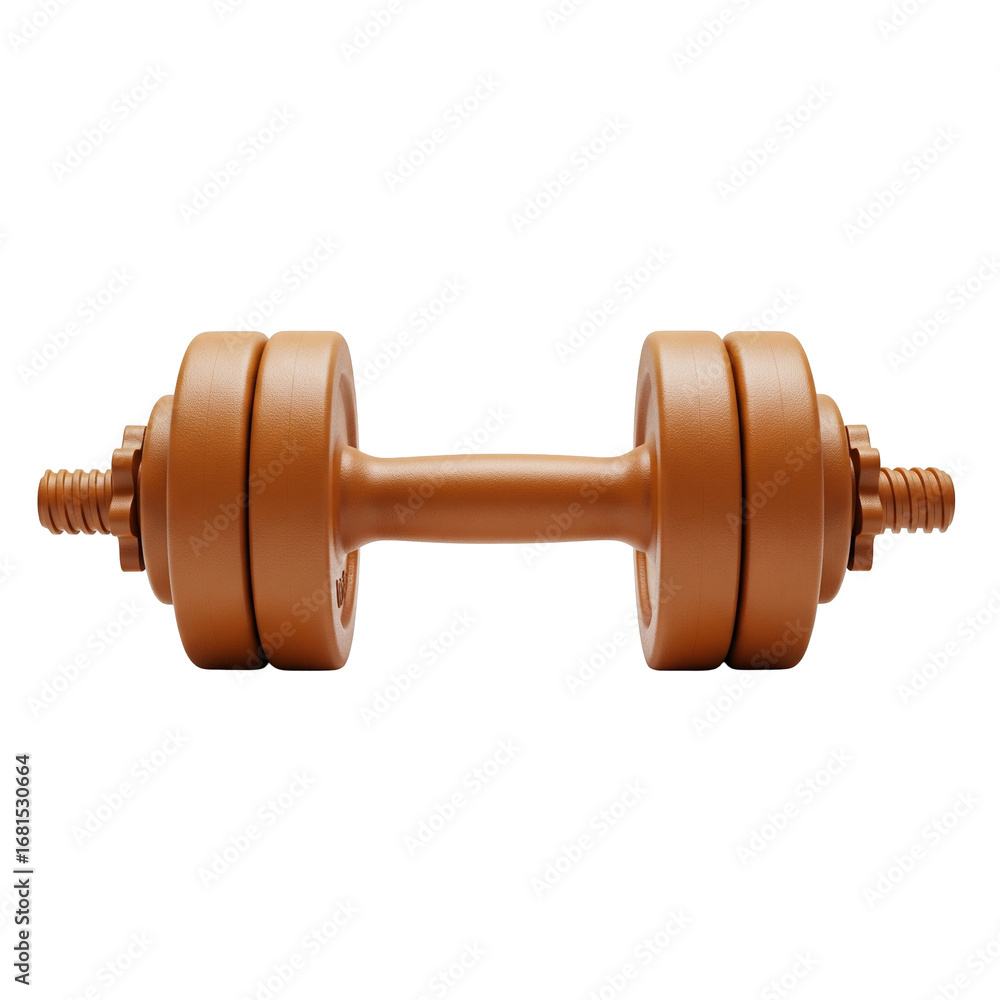 Fototapeta premium dumbbell isolated on white