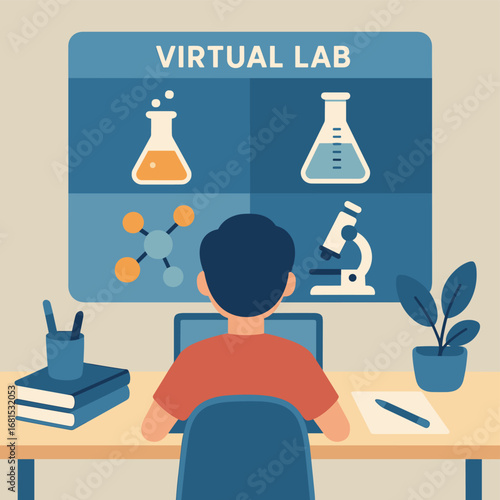 Virtual lab experience: online learning with science tools and technology
