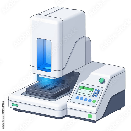FISH (Fluorescence In Situ Hybridization) Analyzer for genetic and molecular biology laboratory research icon